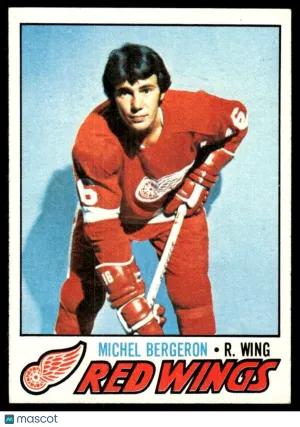 1977 Hockey Card Michel Bergeron #159