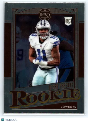 2021 Panini Chronicles Micah Parsons #210 Legacy Update Rookies Dallas Cowboys