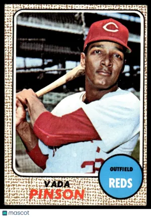 1968 Baseball Card Vada Pinson #90