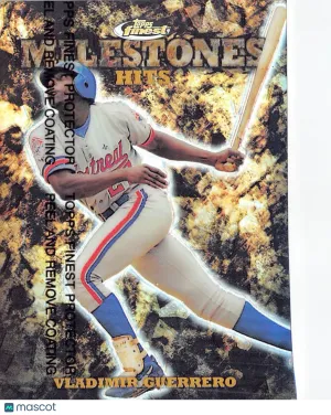 1999 Topps Finest Milestones Vladimir Guerrero 0480/3000 #M10 Montreal Expos