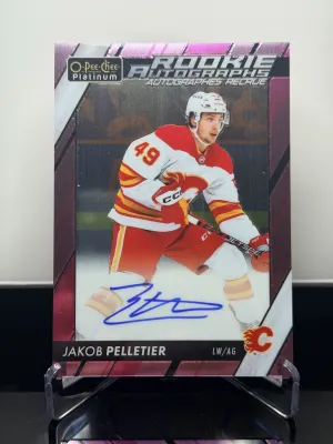 Jakob Pelletier Marquee Rookie Matte Pink Auto