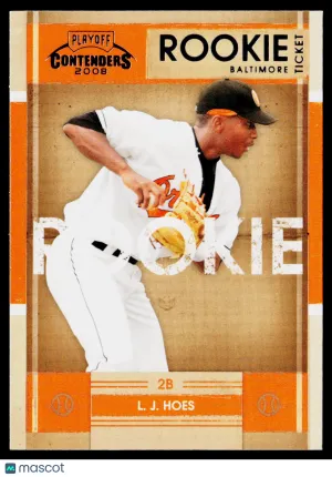 2008 Playoff Contenders L.J. Hoes #34