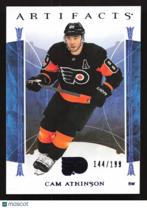 2022-23 Upper Deck Artifacts Cam Atkinson #78 Royal Blue SN