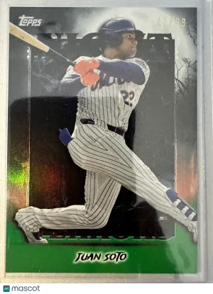 2025 Topps Night Terrors Juan Soto #NT-8 Green /99
