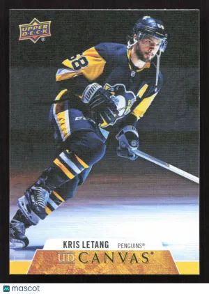 2020-21 Upper Deck Kris Letang #C63 UD Canvas