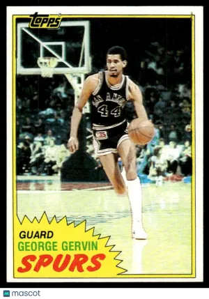 1981 Basketball George Gervin #37