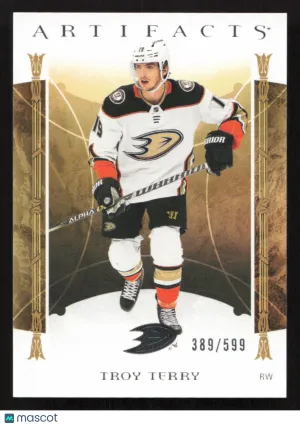 2022-23 Upper Deck Artifacts Troy Terry #111 SN
