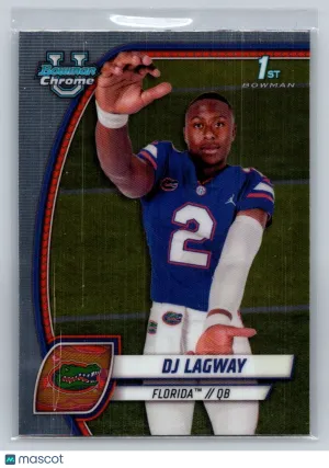 2024 Bowman University Chrome Football Card DJ Lagway Florida Gators #63