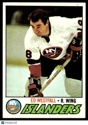 1977 Hockey Card Ed Westfall #153
