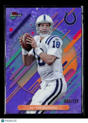 2025 Topps Finest Peyton Manning #292 Purple 080/125