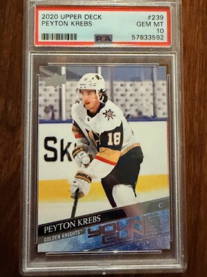 2020 Upper Deck Peyton Krebs PSA 10