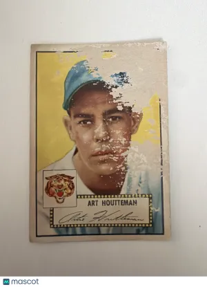 1952 Topps Art Houtteman #238 Low Grade