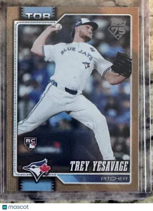 2026 Topps Series Two Trey Yesavage #620 Gold 770/2026 RC