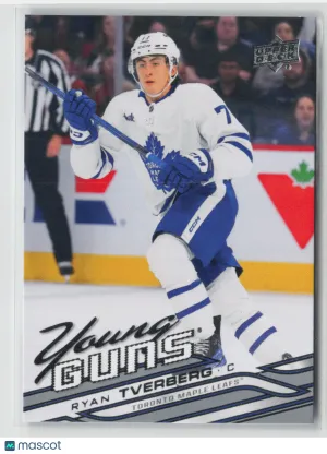 2026-27 Upper Deck Series 1 Young Guns Ryan Tverberg #246 Rookie