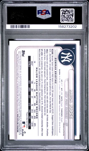 2024 Bowman Aaron Judge #7 back
