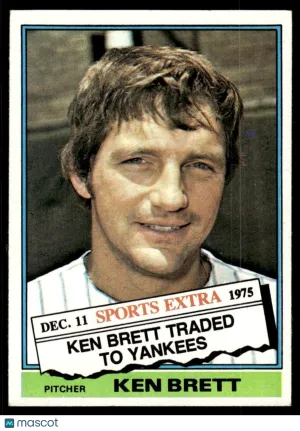 1976 Traded Baseball Ken Brett #401T