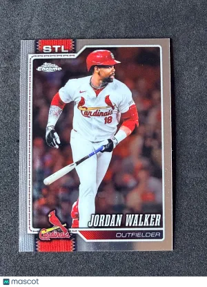 2026 Topps Chrome 221 Jordan Walker St. Louis Cardinals
