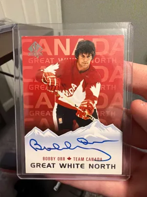 2017-18 Sp Authentic Bobby Orr Great White North Auto