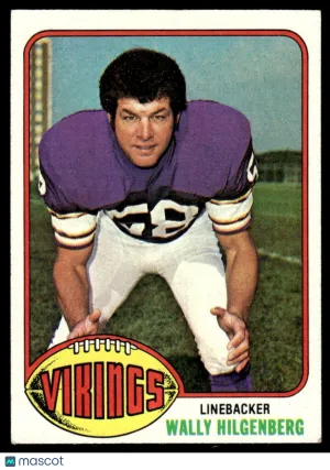 1976 Football Card Wally Hilgenberg #84