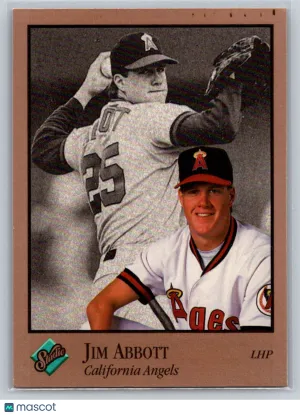 1992 Studio 141 Jim Abbott California Angels