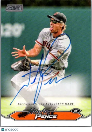 2024 Topps Stadium Club Hunter Pence #SCBA-HP Auto
