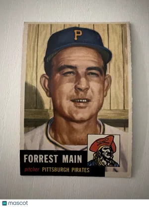 1953 Topps Forrest Main #198 Nicely Centered EX+