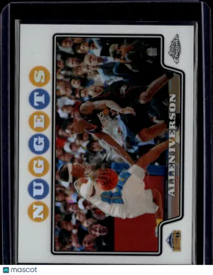 2008 Topps Chrome Allen Iverson #3 Refractor