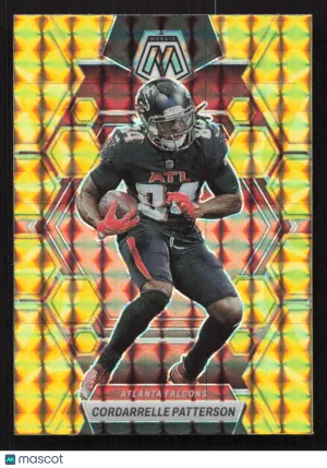 2023 Panini Mosaic Cordarrelle Patterson #7 Reactive Yellow Mosaic