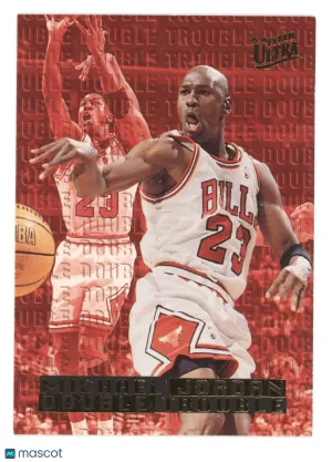 1995 Fleer Ultra Double Trouble Michael Jordan #3 front