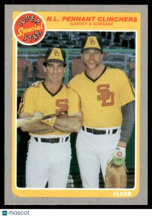 1985 Baseball Card Garvey & Gossage #633