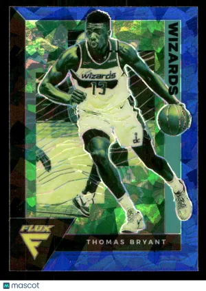 2020-21 Panini Flux Thomas Bryant #179 Blue Cracked Ice SN