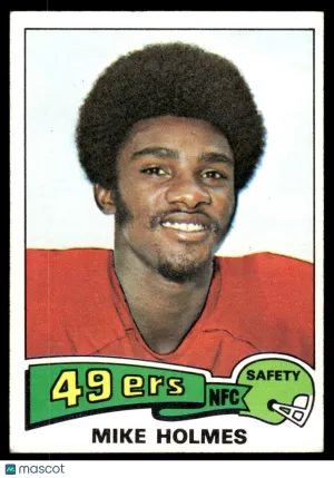 1975 Football Mike Holmes #478