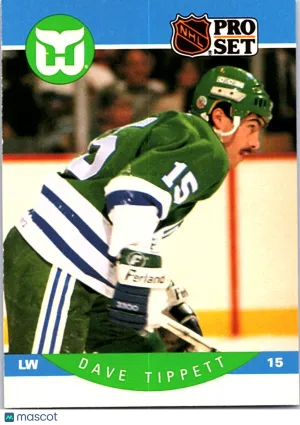1989 Pro Set Dave Tippett #111