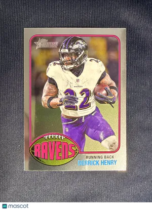 2026 Topps Heritage Derrick Henry #94 Chrome