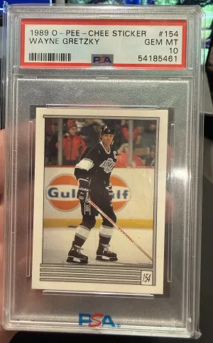 1989 O-Pee-Chee Sticker Wayne Gretzky