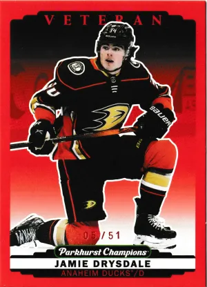 2022-23 Upper Deck Parkhurst Champions Jamie Drysdale Red 05/51 #224