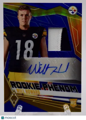 2025 Panini Phoenix Will Howard #RPJ-WHD Patch Rookie Panini Authentic