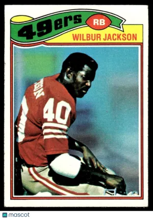 1977 Football Card Wilbur Jackson #276