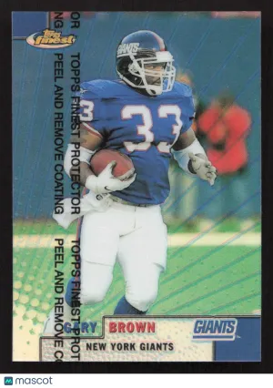 1999 Finest Gary Brown #77 Refractors