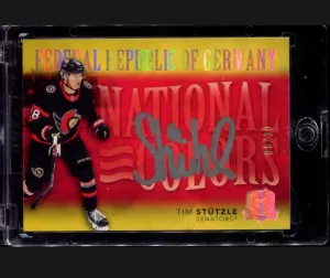 2021-22 UD The Cup National Colors Auto Tim Stutzle /30 #NCTS Germany
