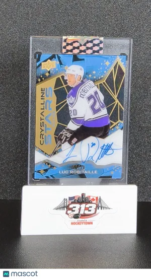 2024-25 Upper Deck Clear Cut Luc Robitaille #CSA-LR Crystalline Stars Auto/10