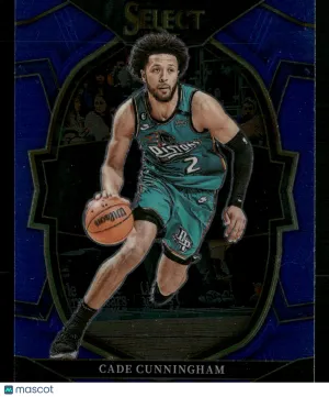 2023 Panini Select Basketball Cade Cunningham #18 Blue