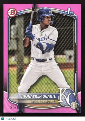 2025 Bowman Jhonayker Ugarte #BP-123 Prospects Pink Border SN