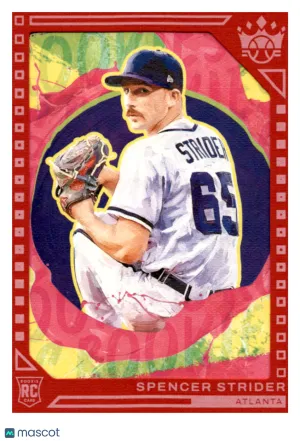 2022 Panini Diamond Kings Spencer Strider #142 Rookie Atlanta Braves