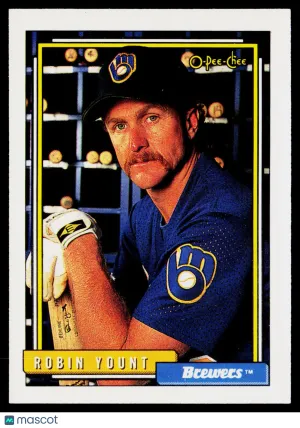 1992 O-Pee-Chee Robin Yount #90