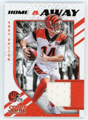 2018 Score Andy Dalton Home & Away Material #14