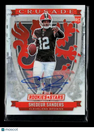2025 Panini Rookies & Stars Crusade Prizm Shedeur Sanders #2 RC 23/99 Auto