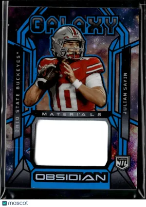 Julian Sayin 2026 Panini Obsidian Football Memorabilia Electric Etch Blue /49 Ohio State Buckeyes