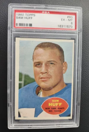 1960 Topps Sam Huff