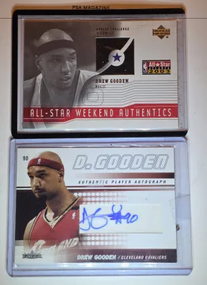 2003-2005 Upperdeck Drew Gooden Autograph & All-Star Jer